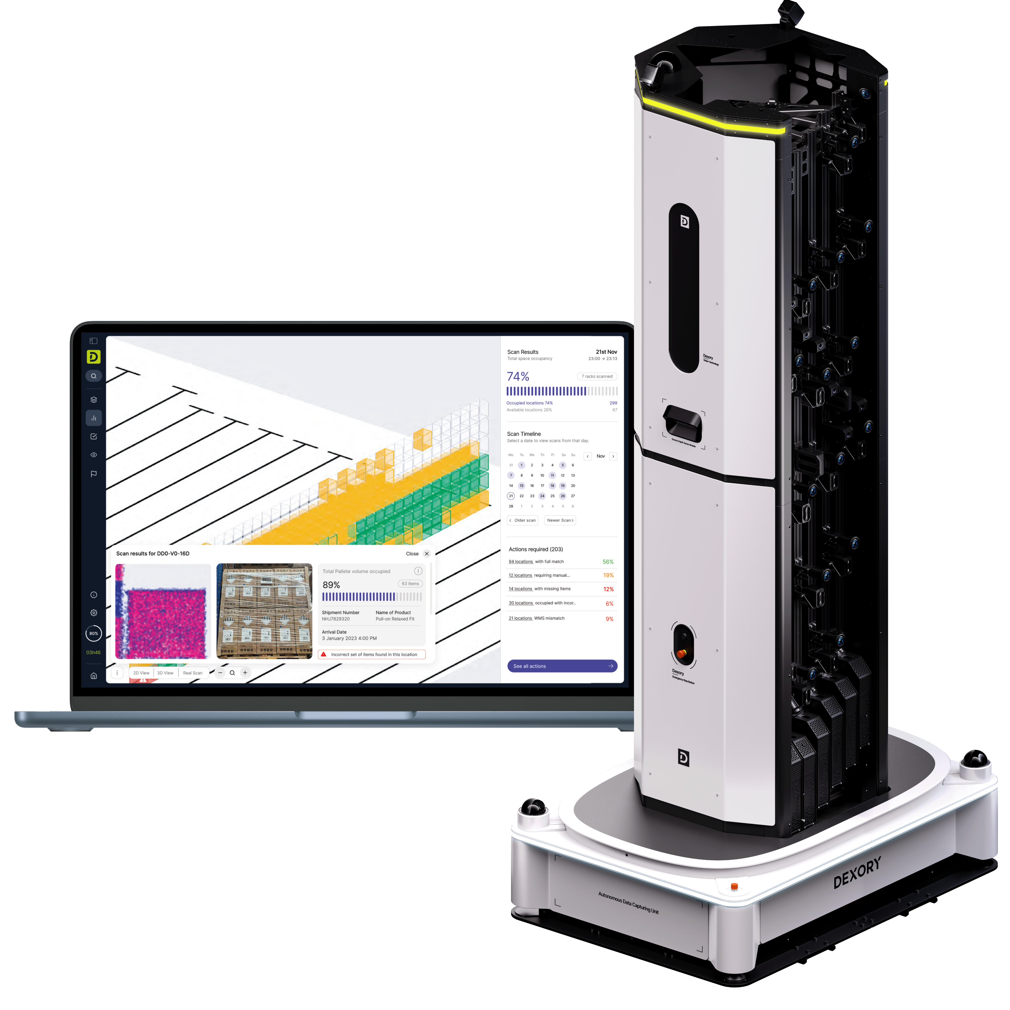 Dexory_Robot and platform